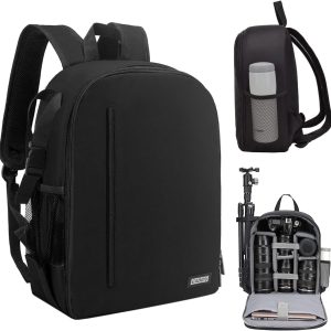 CADeN Camera Backpack Bag Professional for DSLR/SLR Mirrorless Camera Waterproof, Camera Case Compatible for Sony Canon Nikon